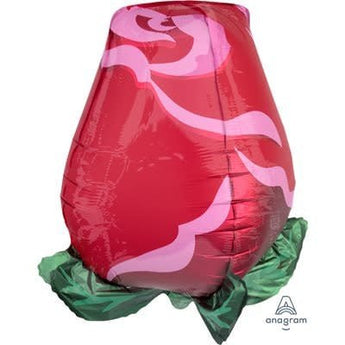 Ballon Mylar Ultra - Shape - Rose Rouge Et Rose Party Shop