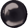 Anagram - Ballon Orbz Noir - Party Shop