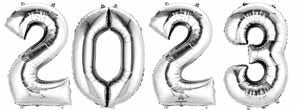 Ballons Mylar Supershape (4) - 2023 Argent Party Shop