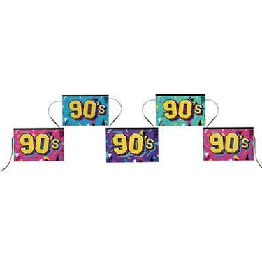 Santex - Bannière 90'S Multicolore - Party Shop