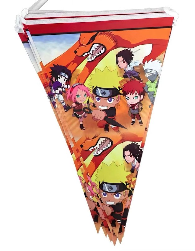 Bannière À Fanions - Naruto - Party Shop