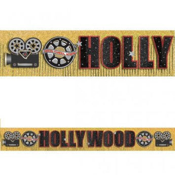 Bannière À Frange 11Pox10Pi - Hollywood - Party Shop