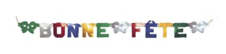 Bannière À Joint - "Bonne Fête" MulticoloreParty Shop
