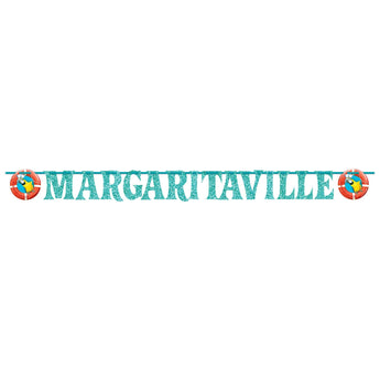 Bannière Avec Lettres Scintillantes-MarguaritavilleParty Shop