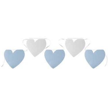 Santex - Bannière Coeur - Bleu nacré - Party Shop