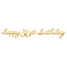 Amscan - Banniere De Fete Or - 50 Ans - Party Shop