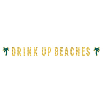 Bannière - Drink Up Beaches Party Shop