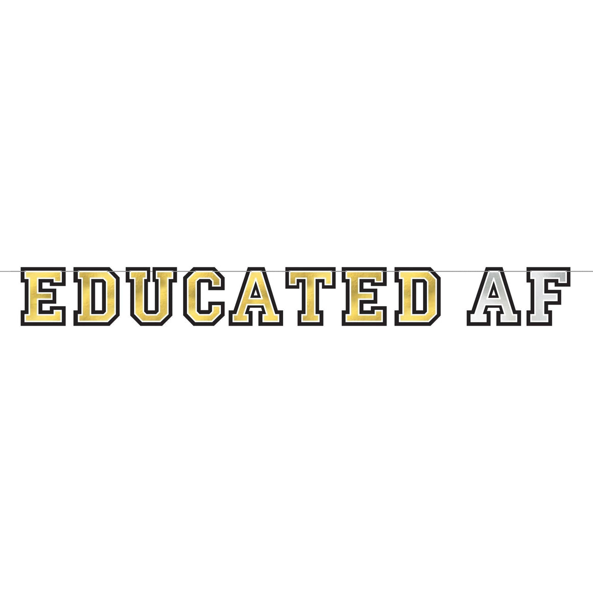 120782 amscan banniere graduation educated af $ 6 . 99 cad frais d ...