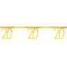 Santex - Bannière Or - 20 Ans - Party Shop