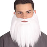 RUBIES - Barbe & Moustache 8" - Blanc - Party Shop