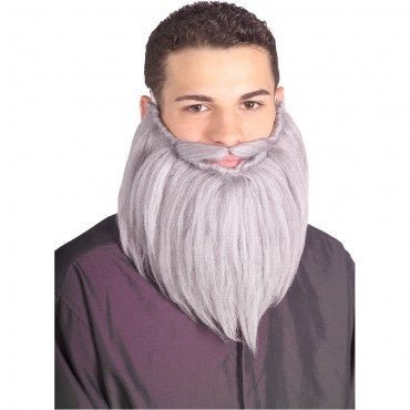 Barbe & Moustache 8" - Gris Party Shop