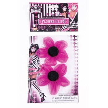 Barette Fleurs - Clown Harlequin Party Shop