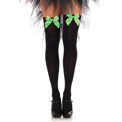 Mid-Thigh Tights with Satin Buckle - Party Shop