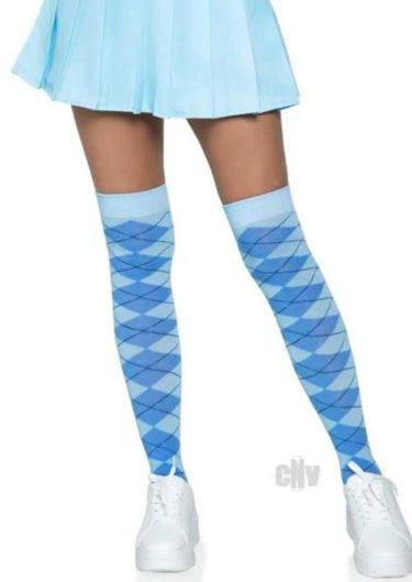 Leg Avenue - Bas Mi Cuisse Motifs Losange - Party Shop