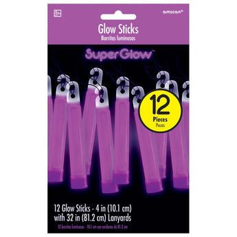 Bâton Lumineux 4'' (12Pc) - Mauve - Party Shop