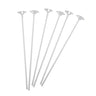 Unique - Bâtons Et Coupoles Blanche 12" (6) - Party Shop