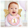 Amscan - Bavette Ailée D'Anniversaire 1,2,3 Ans - Rose - Party Shop
