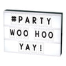 Amscan - Boite Lumineuse Personnalisable 8.5"X11.5" - Party Shop