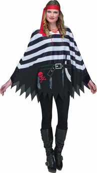 Poncho Adulte - Pirate - Party Shop