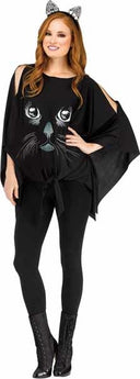 Poncho Adulte - Chat - Party Shop