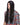 WESTBAY - Long black wig with center part – premium cosplay wig for Halloween, gothic or realistic costumes- Party Shop