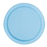 Unique - Powder blue 9-inch paper plates – 20 count. Ideal for baby showers, birthdays, weddings or pastel-themed parties. Disposable and durable.- Party Shop
