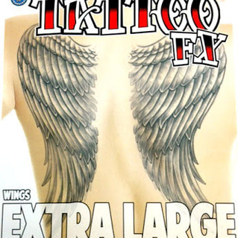 Tatoo Fx Ailes D'Ange Extra Large - Party Shop
